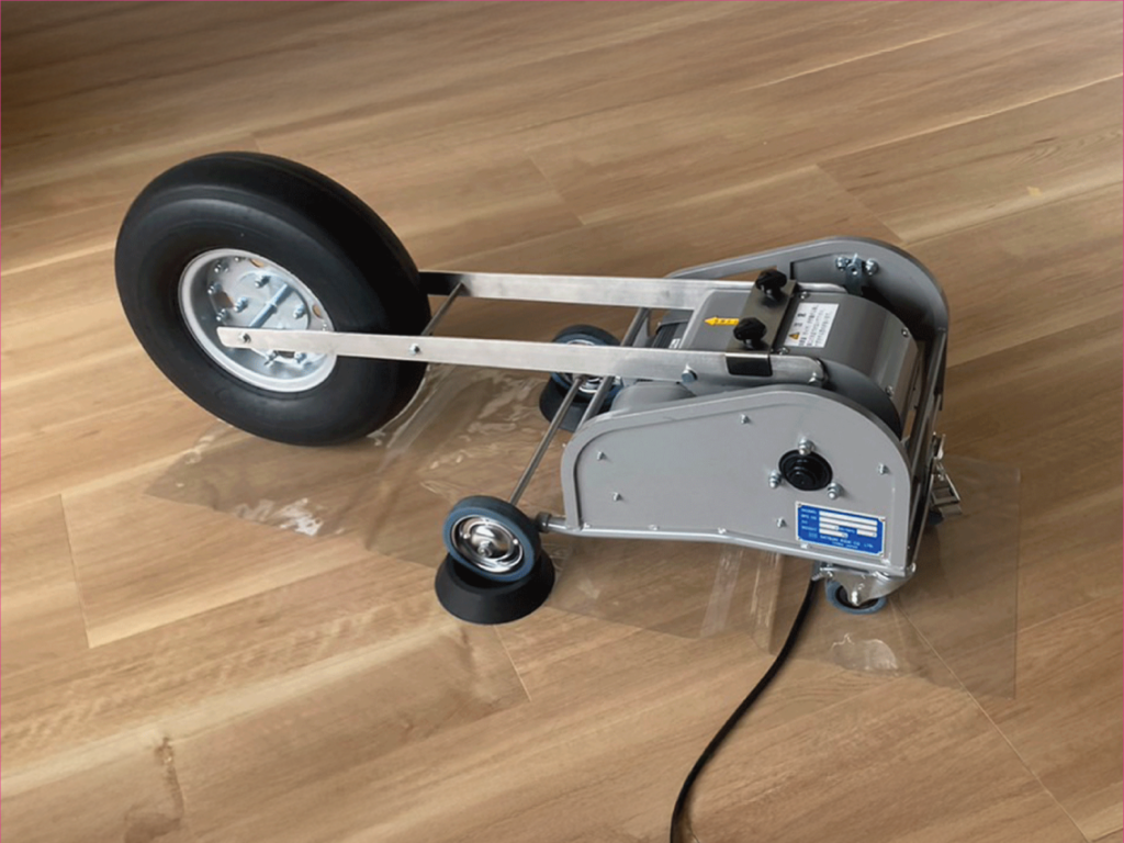 床衝撃音測定に使用するバングマシンの写真