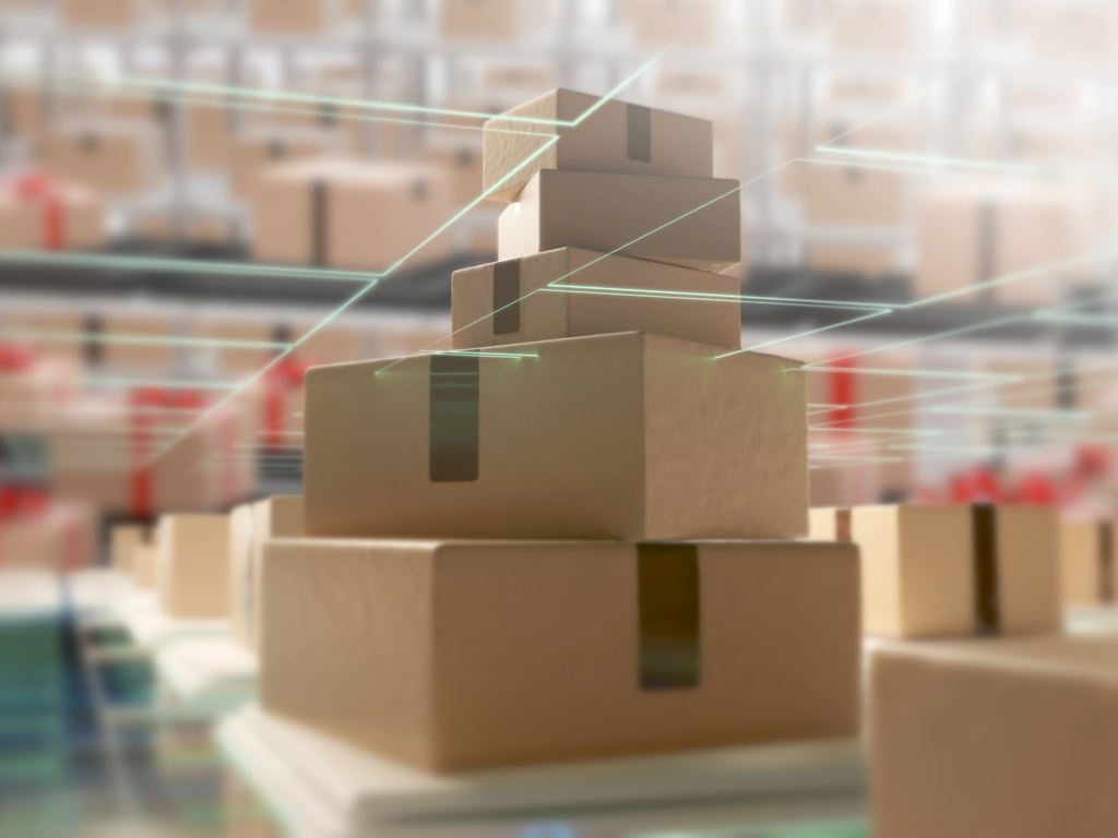 建材倉庫の写真